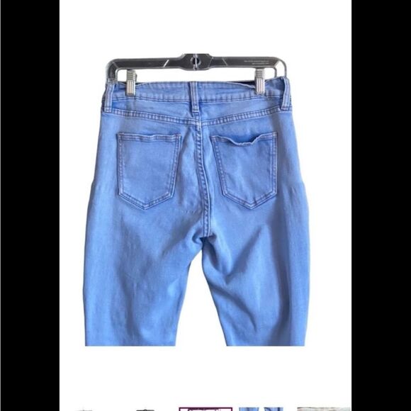 Cotton On Mid Grazer Skinny Jeans with Exposed Button Fly. Size 8. - Picture 5 of 8